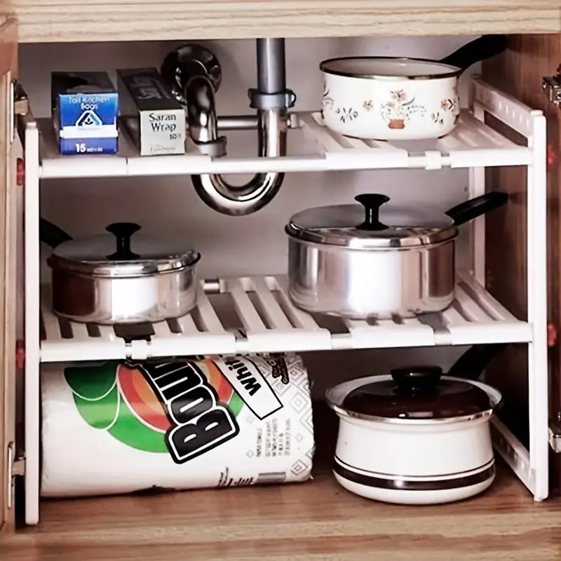 Organizador Doble con Estante Adaptable