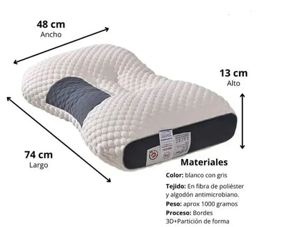 Almohada cervical para aliviar el dolor
