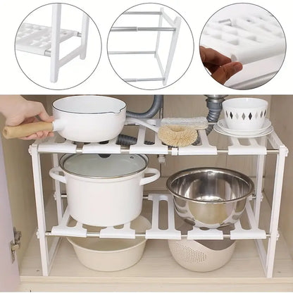 Organizador Doble con Estante Adaptable
