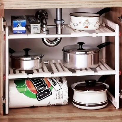 Organizador Doble con Estante Adaptable