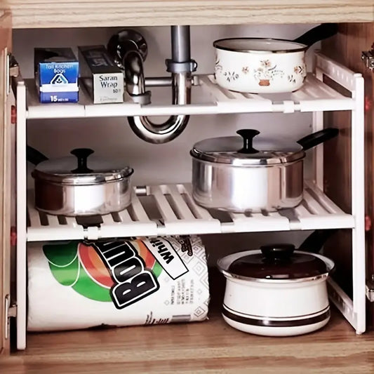Organizador Doble con Estante Adaptable